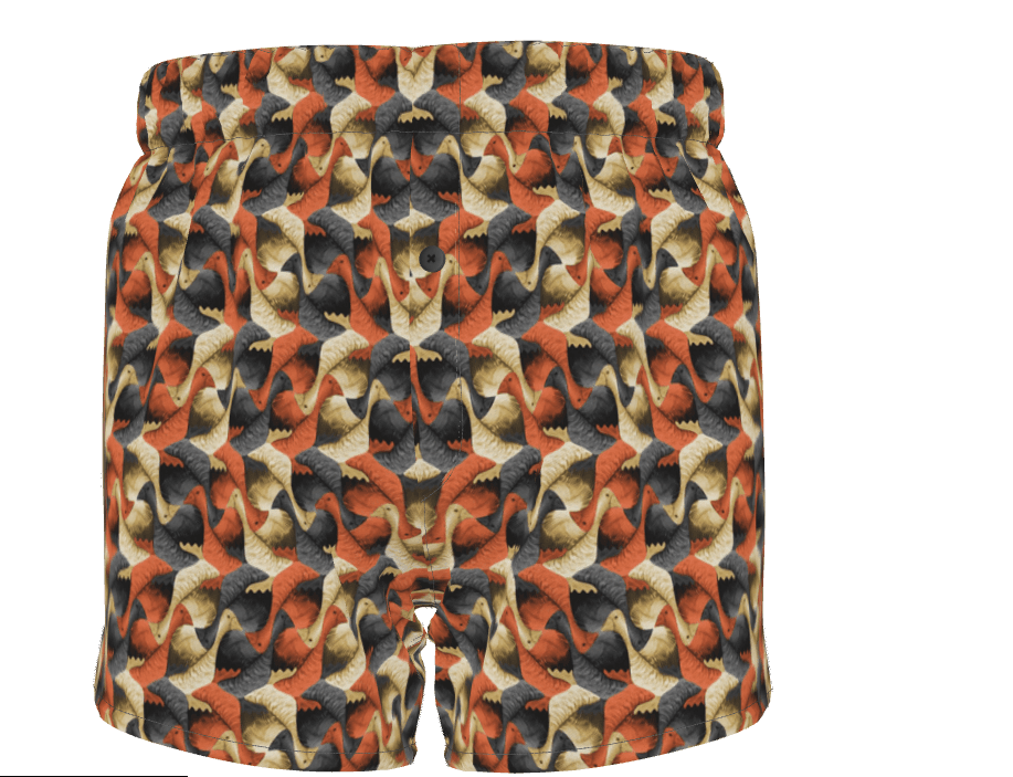 GUSSI printed boxer shorts, detail