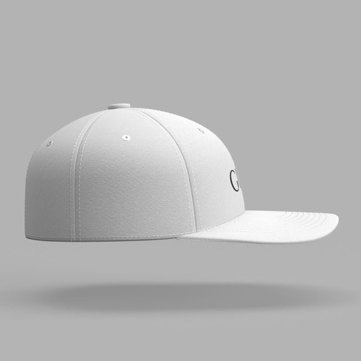 GUSSI white cap, side