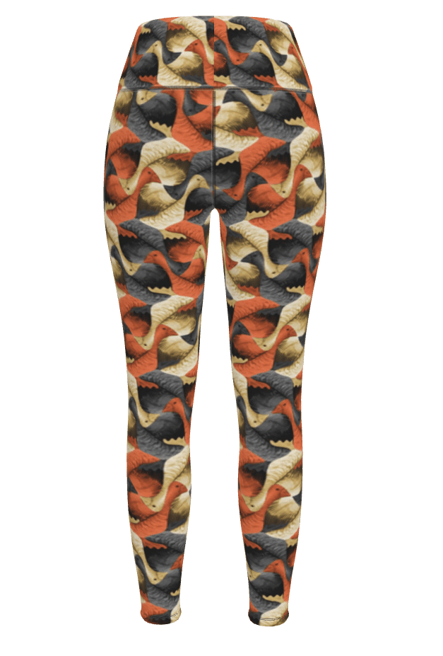GUSSI printed sports leggings, back